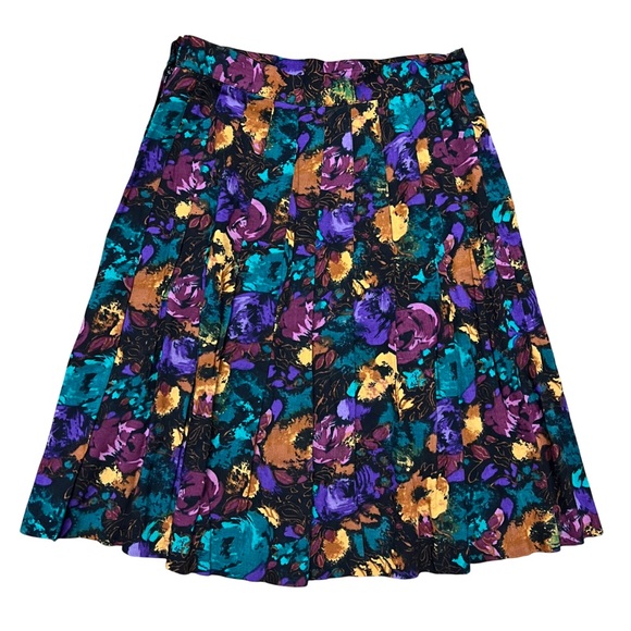Vintage Ambiance Floral Skirt Size 8 - Picture 3 of 4